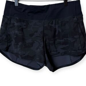 Lululemon Camo Speed Up Shorts Long